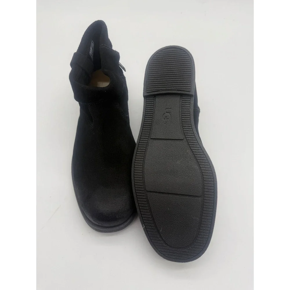UGG Josefine Cuff Ankle Boot Black Suede Size‎ 8.5 NWOT